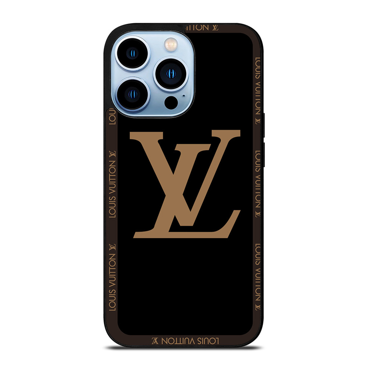 LOUIS VUITTON ROUND BLACK iPhone 13 Pro Max Case Cover